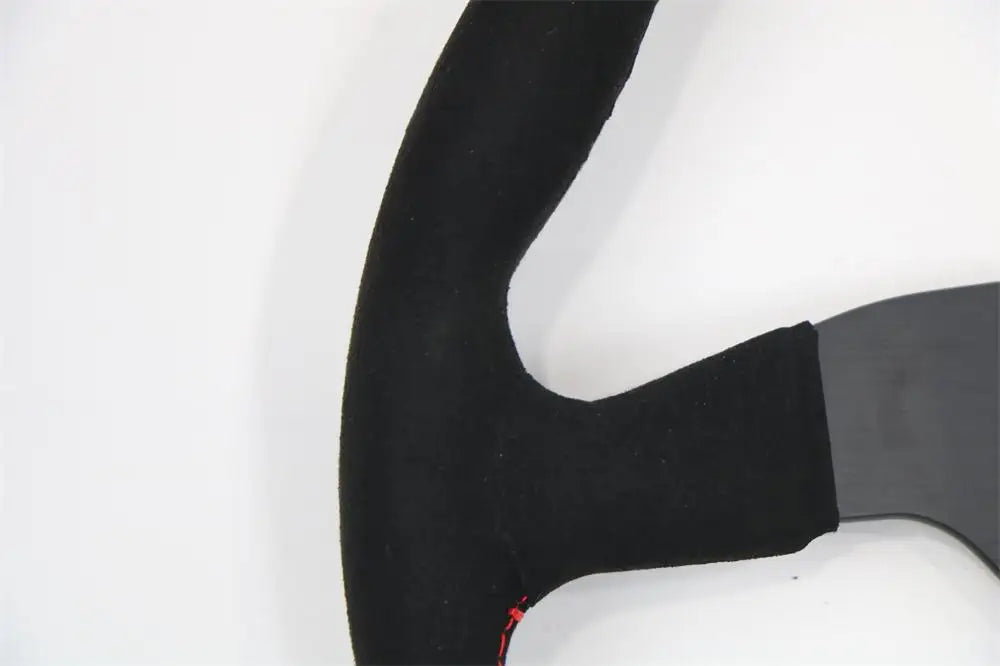 MOMO - Montecarlo 350mm Leather Red Stitch