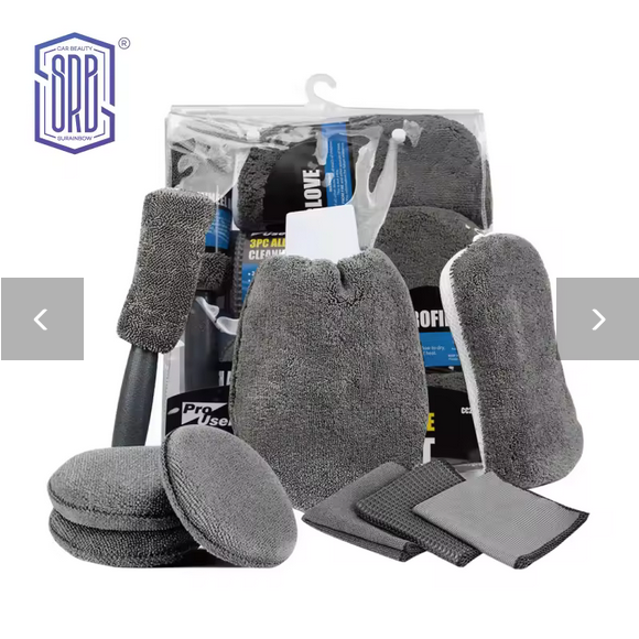9-Piece Car Cleaning Kit - Car Detailing Tools Set